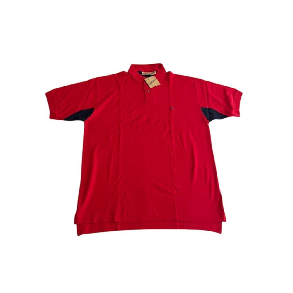 VTG Chesterfield Men's Red Polo Shirt Size Large